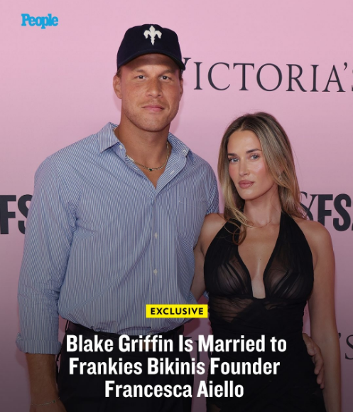 恭喜！前NBA快船状元格里芬官宣结婚 妻子是泳装品牌创始人
